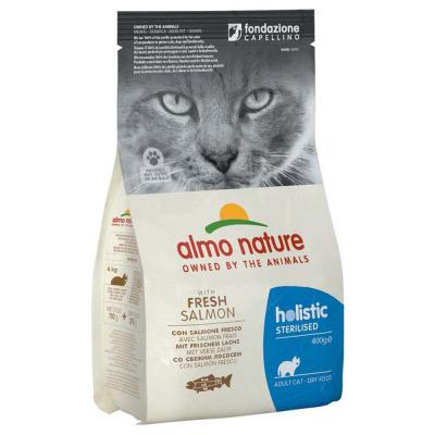 ALMO NATURE HOLISTIC Almo Nature Sterilised Adult Salmon 2kg Cat Food Multicolore 2kg