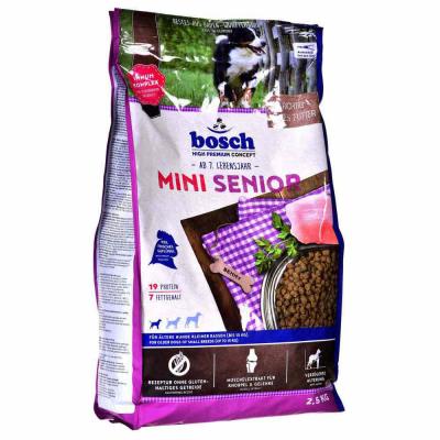 BOSCH HIGH PREMIUM CONCEPT Bosch Tiernahrung Mini Senior 2.5kg Dog Food Multicolore 2.5kg