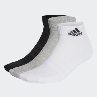 Chaussettes adidas Cushioned Sportswear noir gris blanc (3 paires) - S