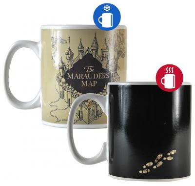 HARRY POTTER Half Moon Bay  mug effet thermique Marauder's Map- - Mugs