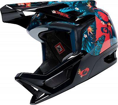 O NEAL Oneal Transition Rio V.23 Downhill Helmet Bleu,Noir S
