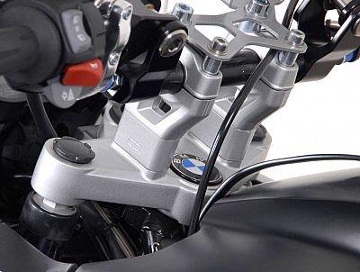 SW MOTECH R&eacute;hausse de guidon SW-MOTECH H:30 mm gris BMW R 1200 GS 08-