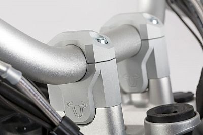 SW MOTECH Sw-motech 20 Mm Leh.07.039.12401/s Handlebar Riser Argent&eacute;