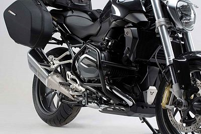 SW MOTECH Barres de protection lat&eacute;rale SW-MOTECH noir BMW R1200R / R1200RS 15-