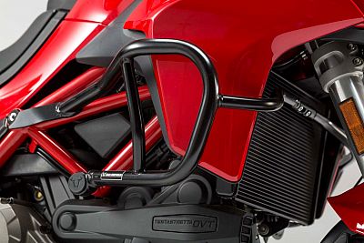 SW MOTECH Barres de protection lat&eacute;rale SW-MOTECH noir Ducati Multistrada 1200
