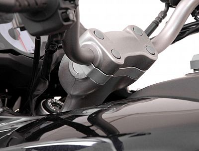 SW MOTECH Rehausse de guidon SW-MOTECH guidon &Oslash;22 mm gris Kawasaki Versys 650 0