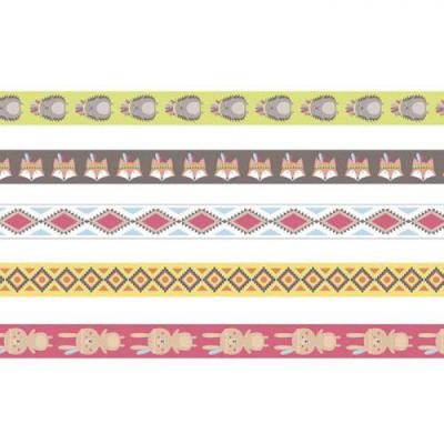 ARTEMIO  5 Rubans de masquage 1,5 cm-Grand Chef Indien Multicolore 5 m x 1,5 cm