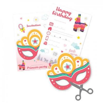 SCRAPCOOKING  Invitation Carte - Princesse