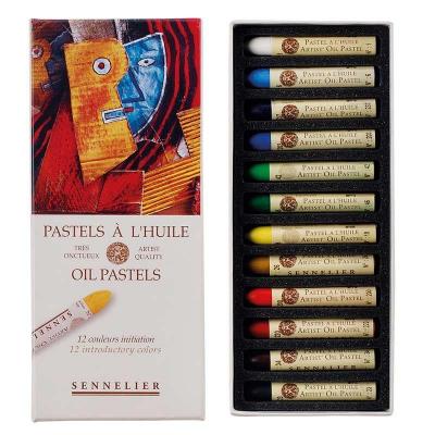 SENNELIER  Lot de 12 pastels &agrave; l'huile Introduc - Taille unique