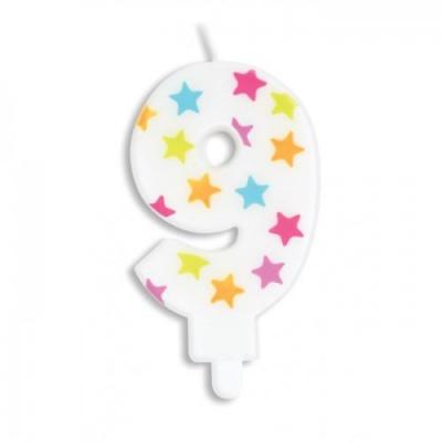 SCRAPCOOKING PARTY Bougie d'anniversaire num&eacute;ro 9 - 
