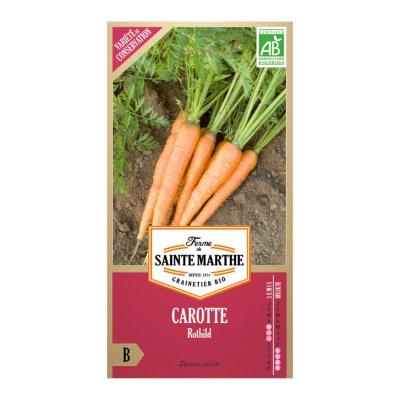 LA FERME DE SAINTE MARTHE Graines &agrave; semer - Carotte Rothild bio - 