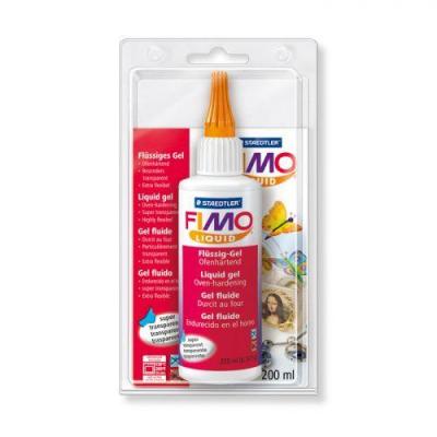 FIMO  Gel d&egrave;coratif Liquid, transparent, durcit au four,200ml