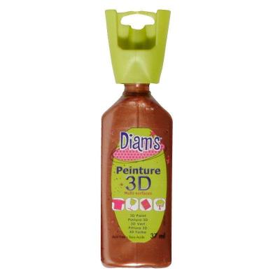 DIAM S Peinture 3D multisurface 37 ml - cuivre nacr