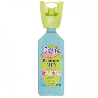 DIAM S Peinture 3D multisurface - Brillant bleu turquoise