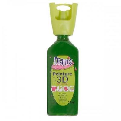 DIAM S DIAM'S Peinture 3D Tous Supports, Vert Sapin Brillant, 37 ml