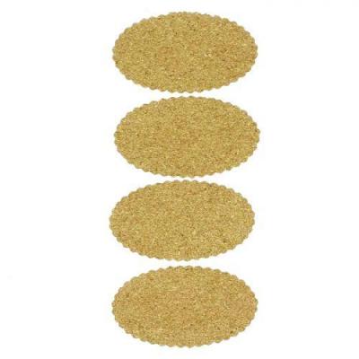 ARTEMIO Stickers en li&egrave;ge x 4 - ovales #0