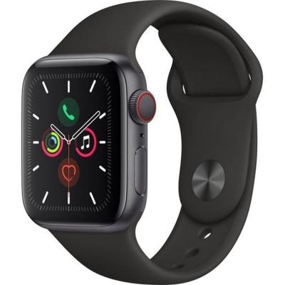 Apple Watch Series 5 (2019) GPS + Cellular 44 mm - Acier inoxydable Noir sid&eacute;ral