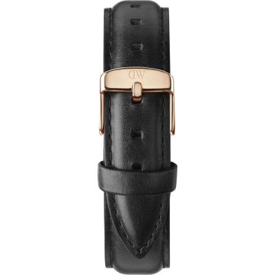 DANIEL WELLINGTON Bracelet Sheffield 18mm   mixte Noir - W0708DW-TU