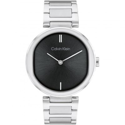 CALVIN KLEIN  pour femme. Montre analogique Sensation noir 
