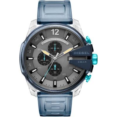 DIESEL Montre  En Silicone Bleu