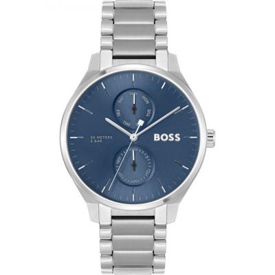 BOSS Montre Homme  Tyler 1514106 - Bracelet Acier Argent
