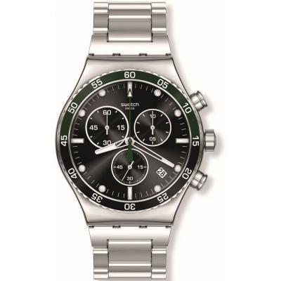 SWATCH Montre Homme  Dark Green Irony YVS506G