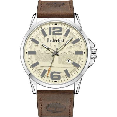 TIMBERLAND Montre Homme  - TDWGB2131802 Bracelet Cuir Marron