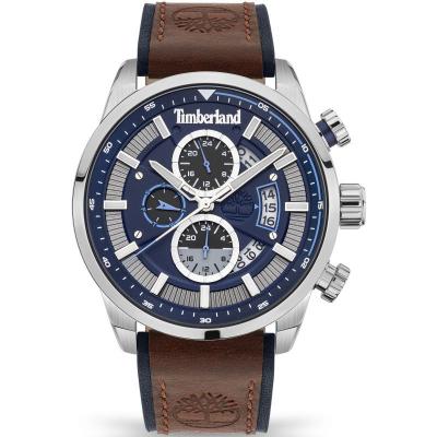 TIMBERLAND Montre Homme  - TDWGF2102602 Bracelet Cuir Marron