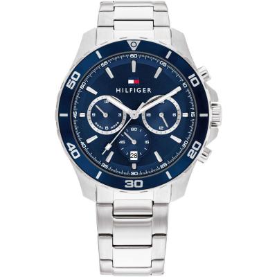 TOMMY HILFIGER Montre Homme  Jordan 1792094 - Bracelet Acier Argent