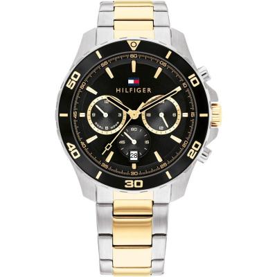 TOMMY HILFIGER Montre Homme  Jordan 1792095 - Bracelet Acier Dor&eacute;