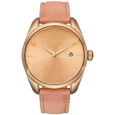 NIXON  Femme Analogique Montre avec Bracelet en Cuir A1343-5085-00
