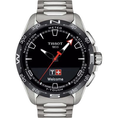 TISSOT Montre connect&eacute;e Homme T-touch connect T1214204405100 Gris 