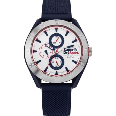 SUPERDRY Montre SYG244U - Montre Osaka Military Silicone Bleu  Montres