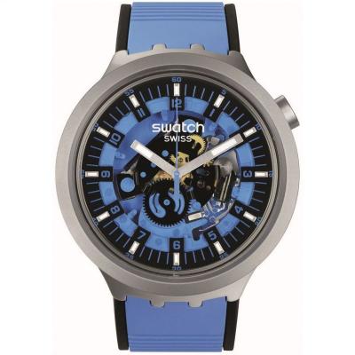 SWATCH  Montre Azure Blue Daze Collection Big Bold Irony