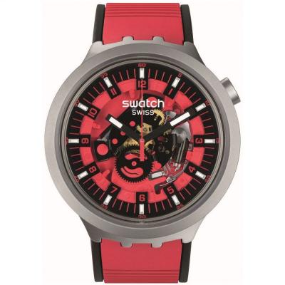 SAMURAI WATCH JAPAN Swatch Montre Big Bold Irony SB07S110 Red Juicy