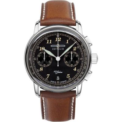 ZEPPELIN Montre Chronographe Homme  100 Jahre Edition 2 7674-3