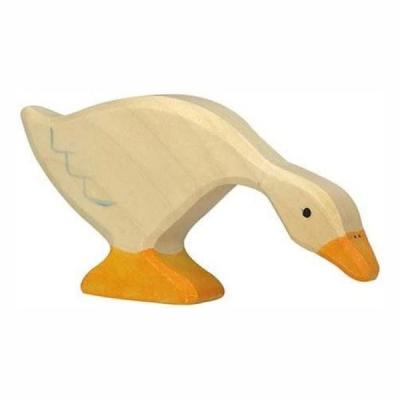 Holztiger - 80028 - Figurine - Oie, Mangeant