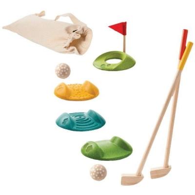 PLAN TOYS Mini golf double en bois 