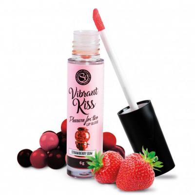 SECRET PLAY Brillant &agrave; l&egrave;vres Vibrant Fraise gum 3653 - parfum:Barbe a papa