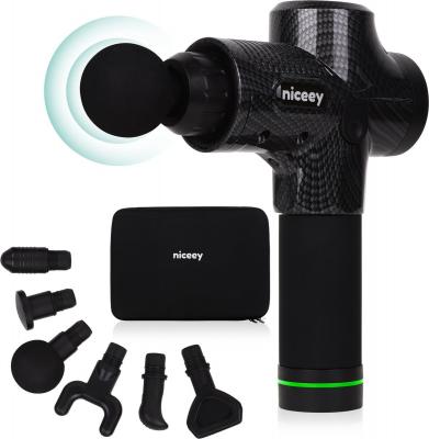 NICEEY Pistolet de massage professionnel -  - Sans fil - Noir