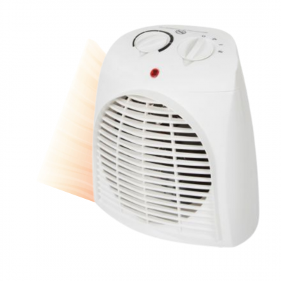 PEREL Radiateur soufflant - 2000W - IP21 - jusqu'&agrave; 22 m&sup2;.