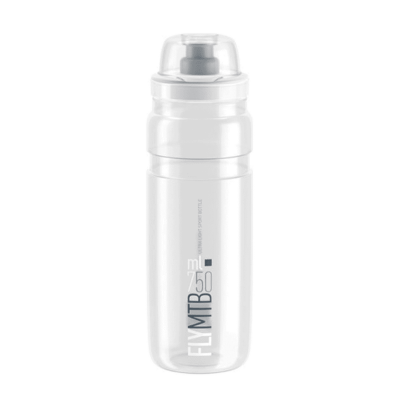 ELITE Bouteille VTT  Fly Transparente Logo Gris 750 ML