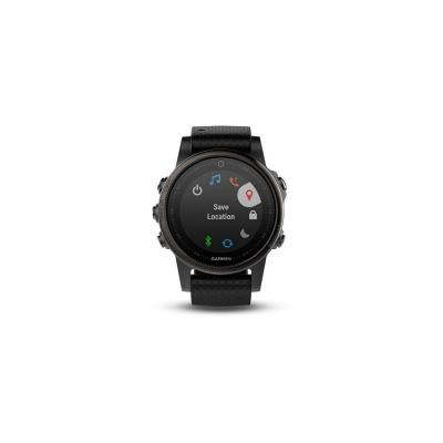 GARMIN Montre gps  fenix 5s hr sapphire noir