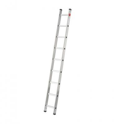 HAILO  Echelle simple 9 &eacute;chelons 3m50 en aluminium professionnelle ProfiStep Uno