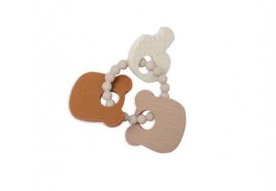 JOLLEIN Anneau de dentition Silicone 15x11x1cm Teddy Bear - 
