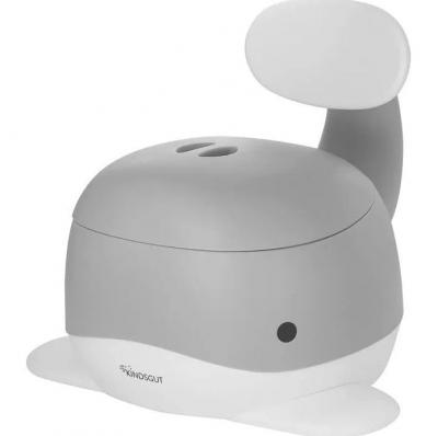 KINDSGUT Pot pour b&eacute;b&eacute; baleine - gris fonc&eacute; gris