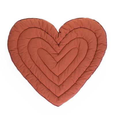 CHILDHOME Tapis d'&eacute;veil c&oelig;ur Terracotta - 120 cm - 