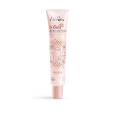 MELVITA B&eacute;b&eacute; Cr&egrave;me Source De Roses 6en1 Soin Perfecteur Clair Bio  - Le Tube De 40ml