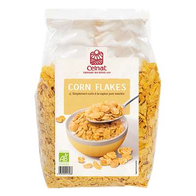 CELNAT Corn-flakes au sirop de ma&iuml;s 375g bio