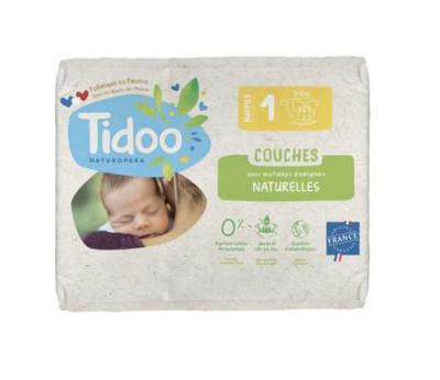 TIDOO  - Couches / langes T1 Nouveau-n&eacute; 2-5kg - 24 pcs